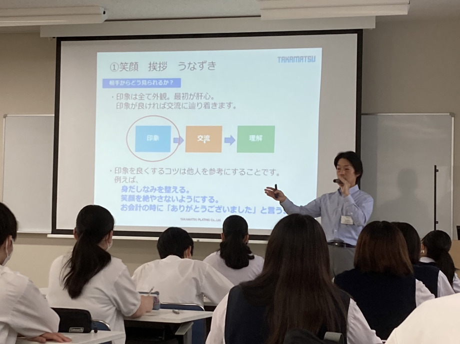 【画像】6/15 職業講話会 【画像】6/15 職業講話会