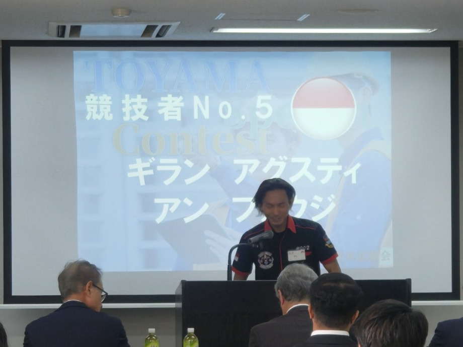 【画像】11/23 富山県技能実習生スピーチコンテストに出場しました！